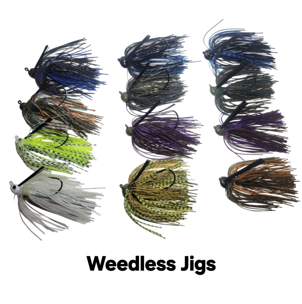 Weedless jigs