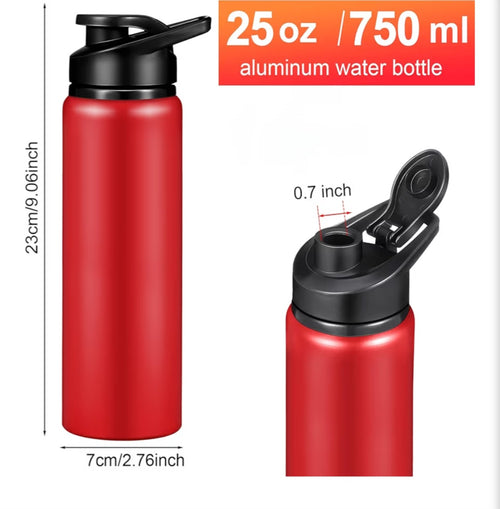 24oz Neo Bass Tackle Aluminum Water Bottle