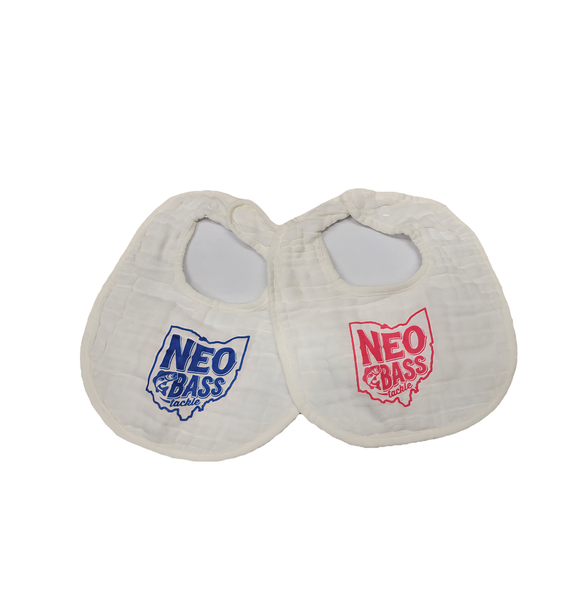 Neo Bass Tackle Logo Baby Bib