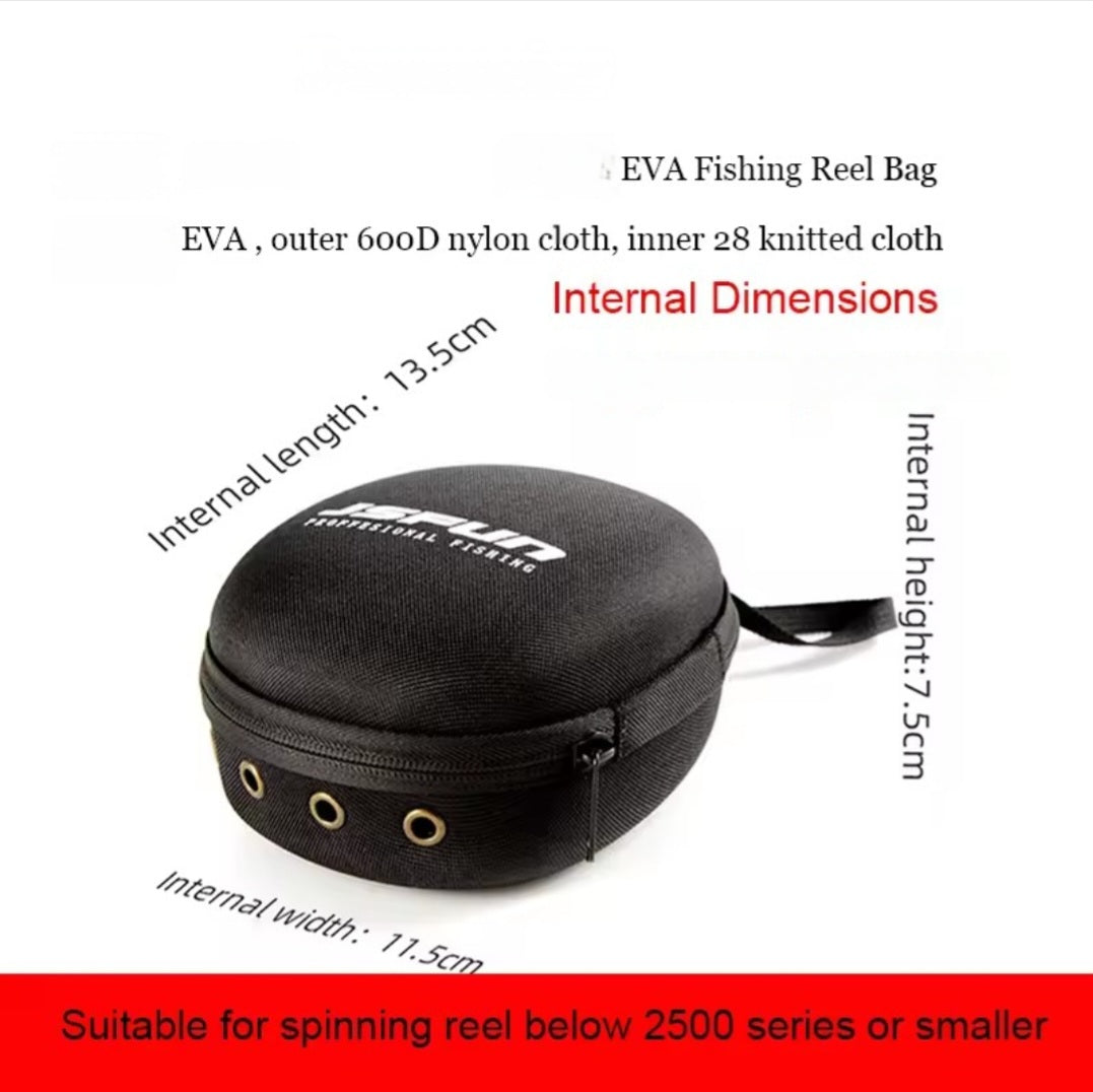EVA Hard Shell Spinning Reel Case