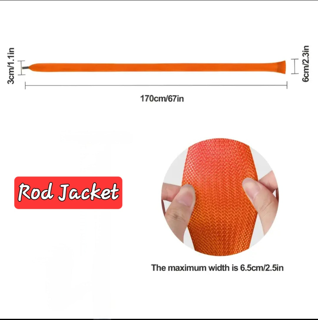 Premium Braided Fishing Rod Jacket