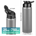 24oz Neo Bass Tackle Aluminum Water Bottle