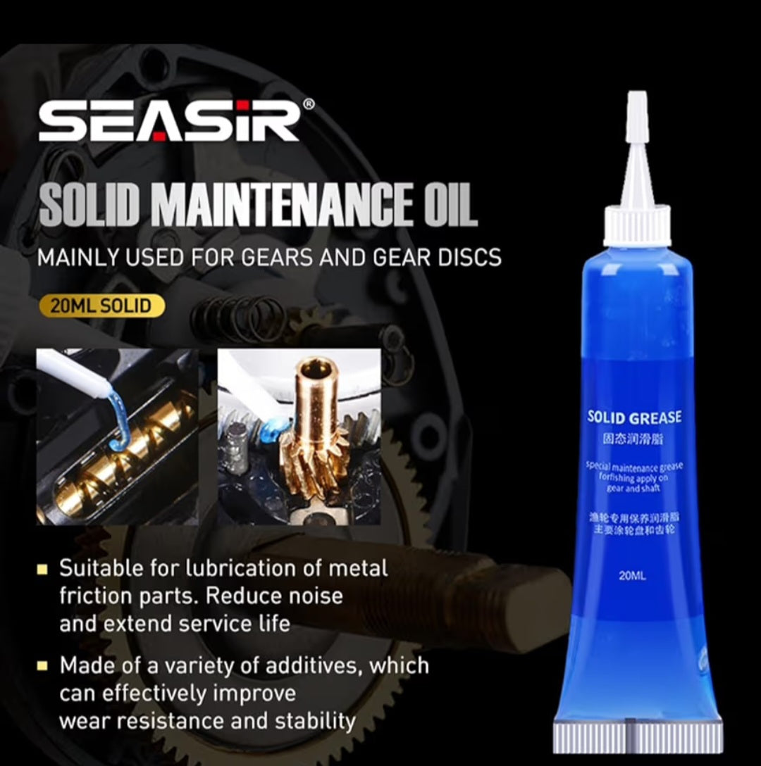 Seasir Premium Reel Maintenance Pack (Oil & Grease)